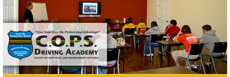 C.O.P.S Driving Academy Classroom Setting